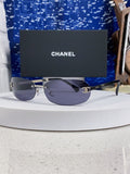 Chanel CH4002 Lightweight Rimless Black Lens Sunglasses for Men & Women