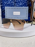 Gucci Square Brown Lens Sunglasses for Women - 464958