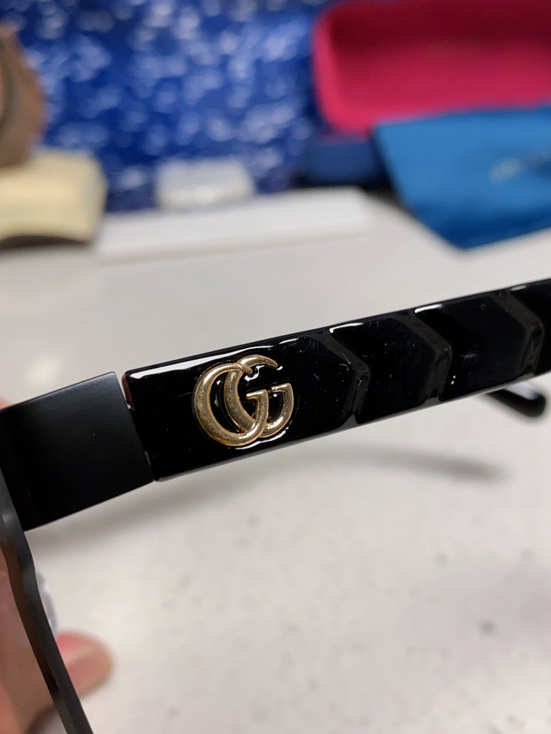 Gucci Square Silver Lens Sunglasses for Women - detail image 7