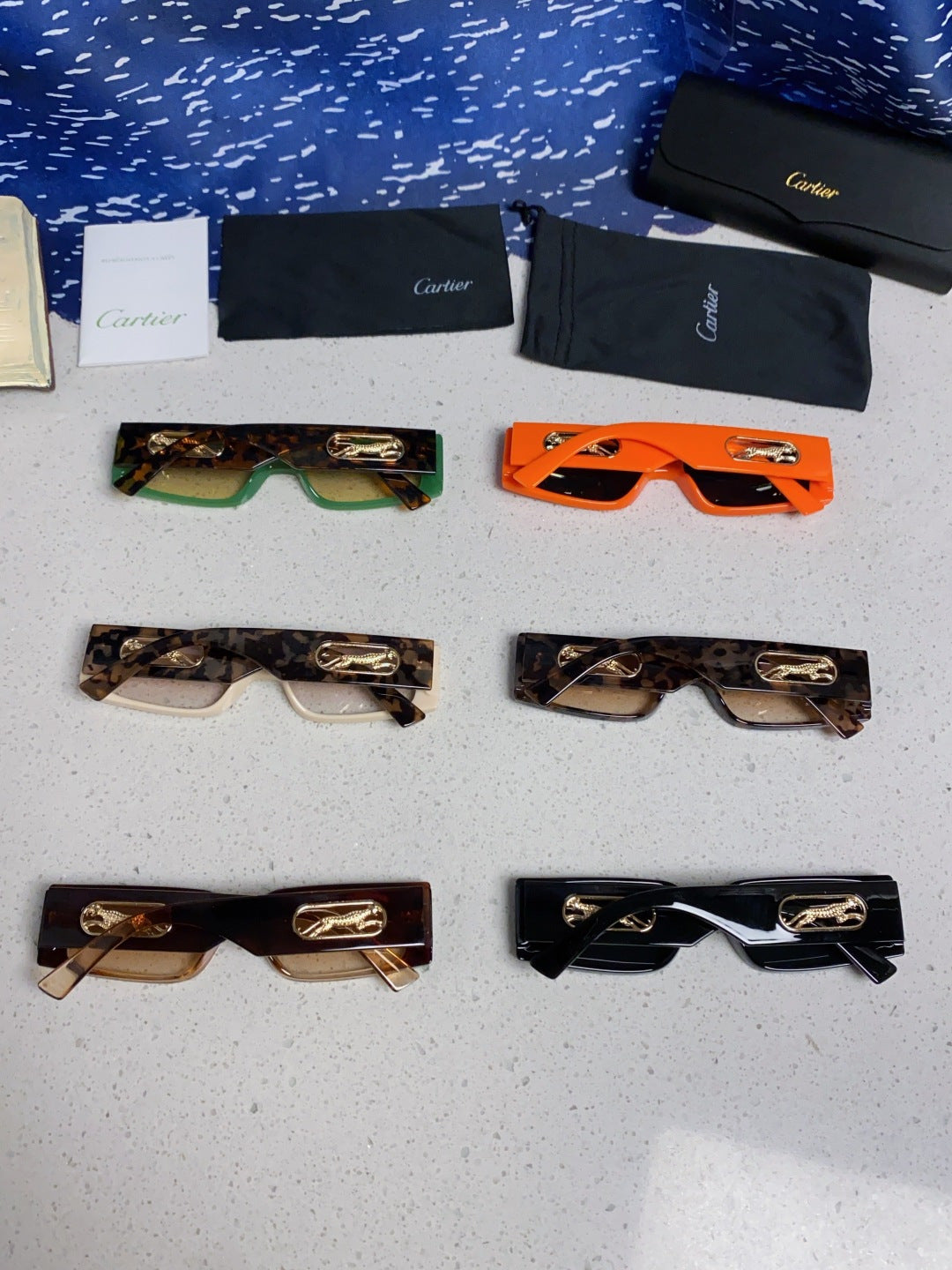 Cartier Fashion Brown Lens Sunglasses for Women - 465782 - detail image 11