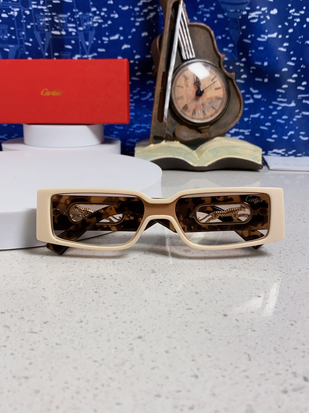 Cartier Fashion Brown Lens Sunglasses for Women - 465782 - detail image 9