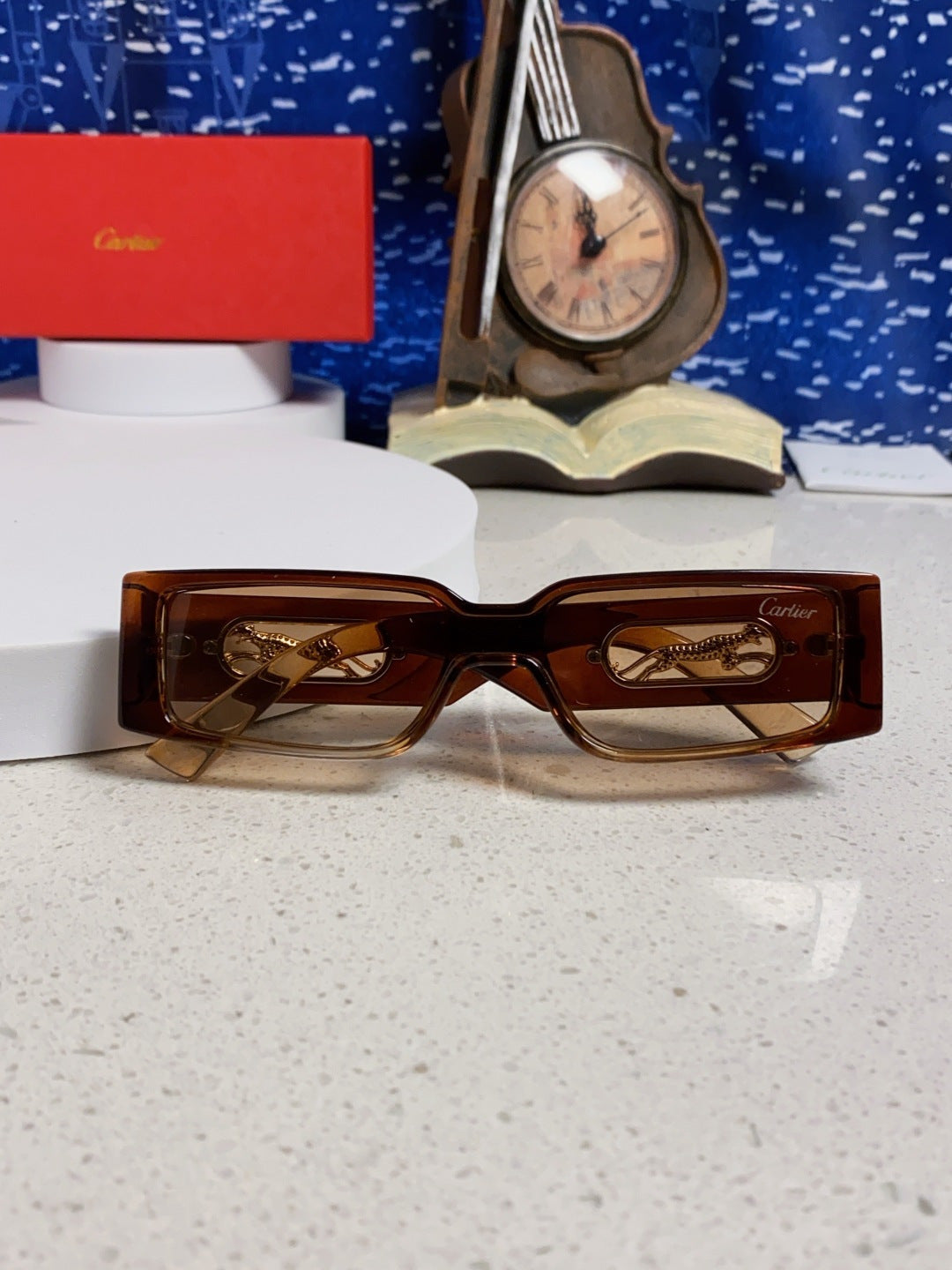 Cartier Fashion Brown Lens Sunglasses for Women - 465783 - detail image 9