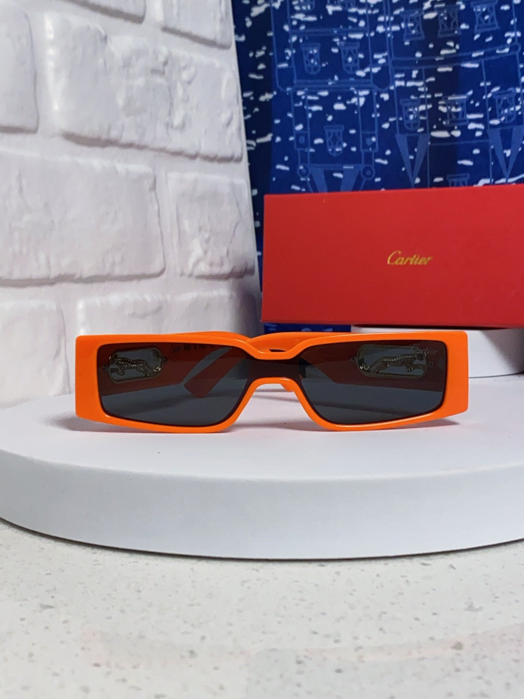 Cartier Fashion Red Lens Sunglasses for Women - detail image 2