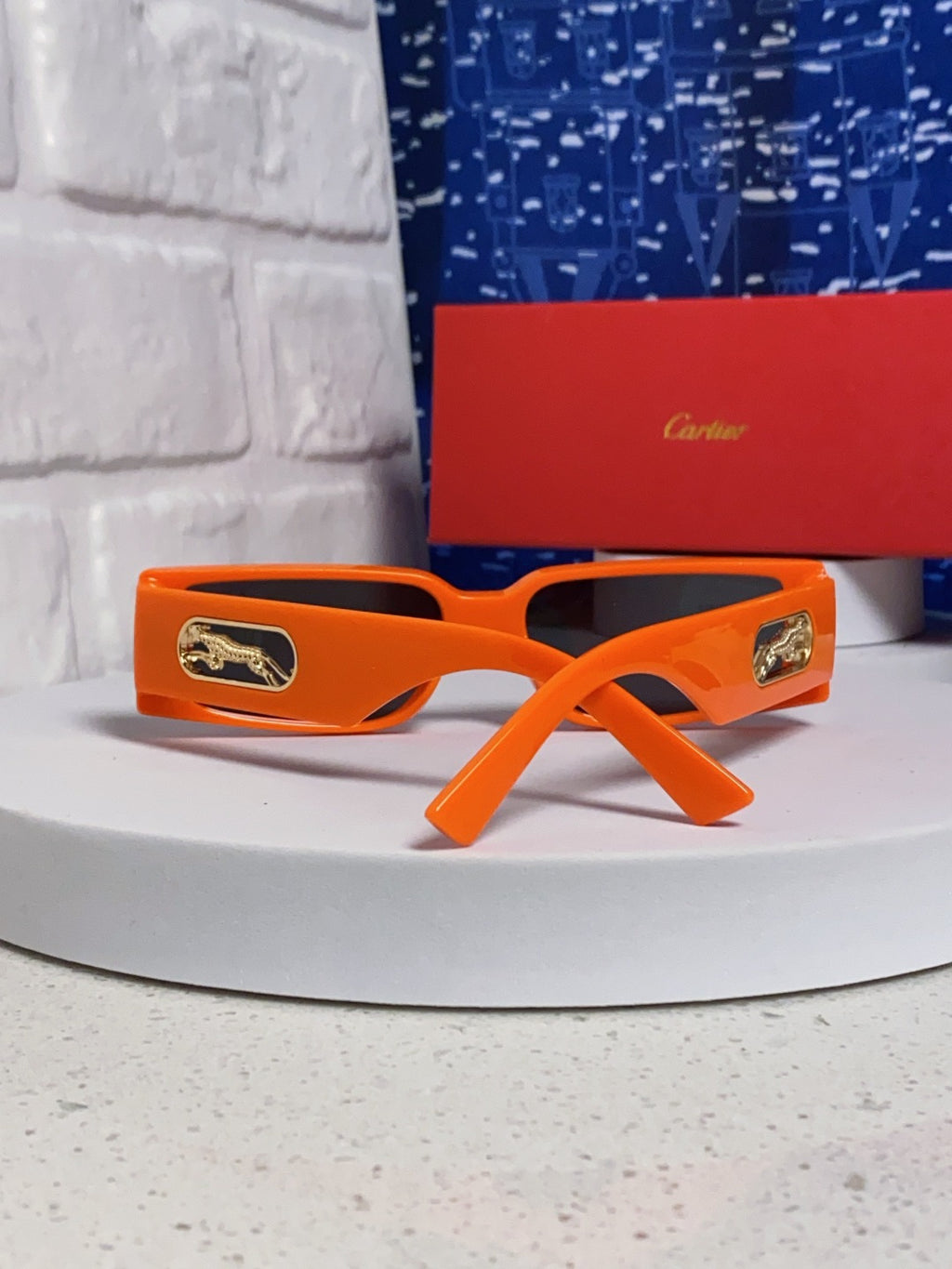 Cartier Fashion Red Lens Sunglasses for Women - detail image 3