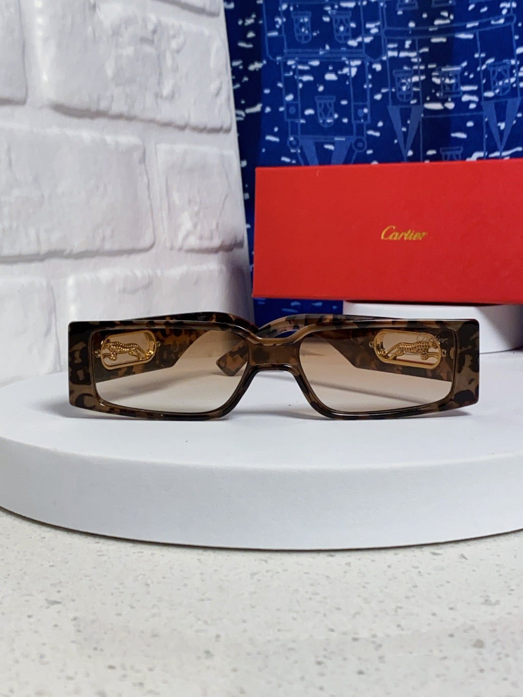 Cartier Fashion Brown Lens Sunglasses for Women - detail image 2