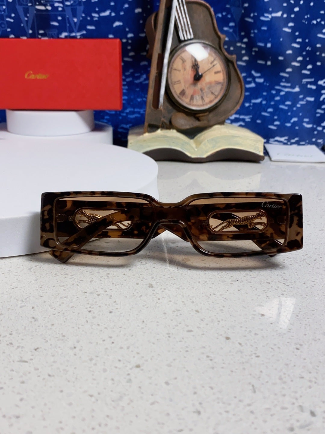 Cartier Fashion Brown Lens Sunglasses for Women - detail image 9