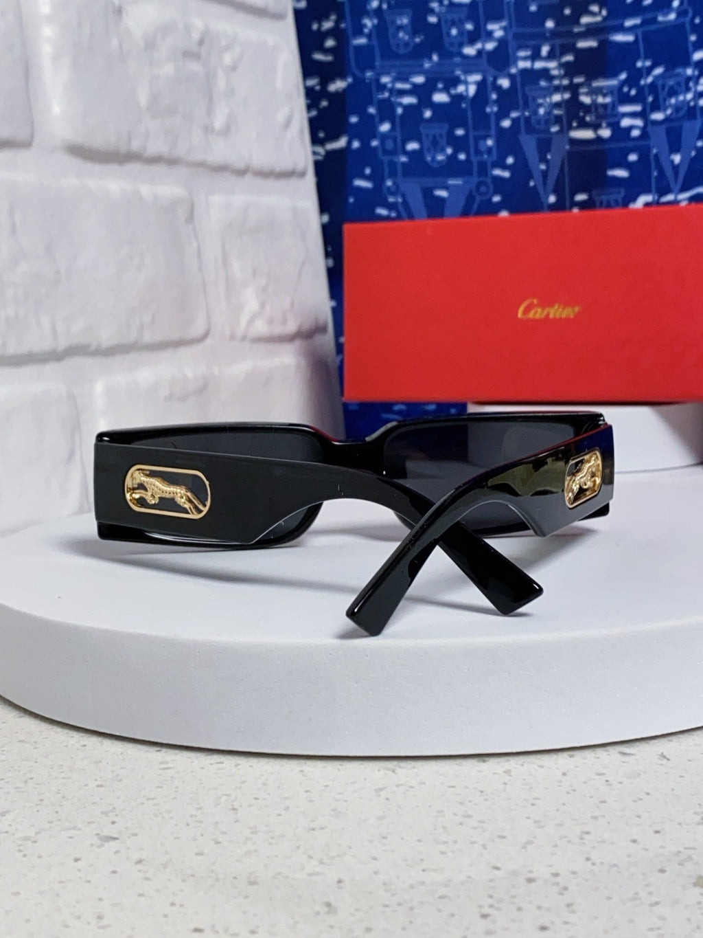 Cartier Fashion Black Lens Sunglasses for Women - detail image 3