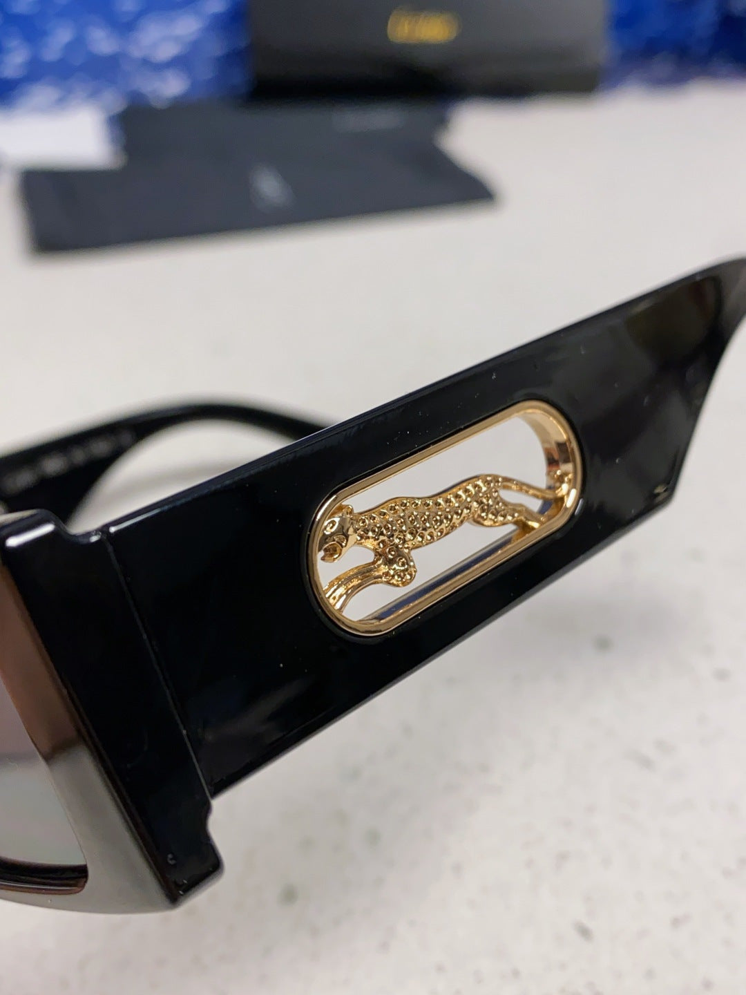 Cartier Fashion Black Lens Sunglasses for Women - detail image 7