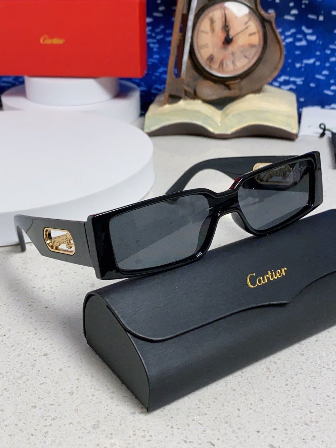 Cartier Fashion Black Lens Sunglasses for Women - detail image 10