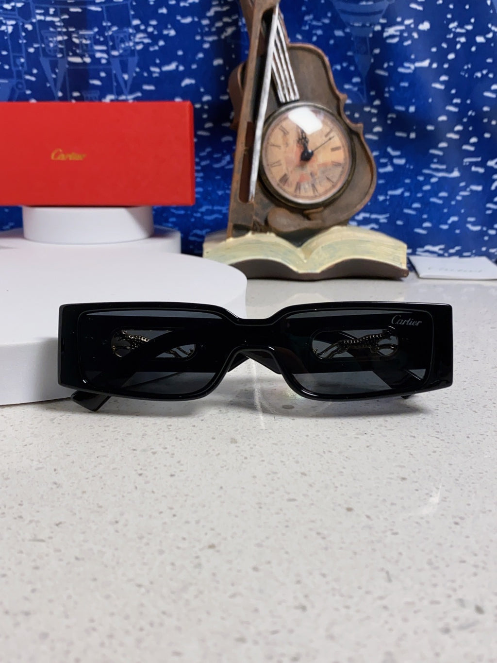 Cartier Fashion Black Lens Sunglasses for Women - detail image 9