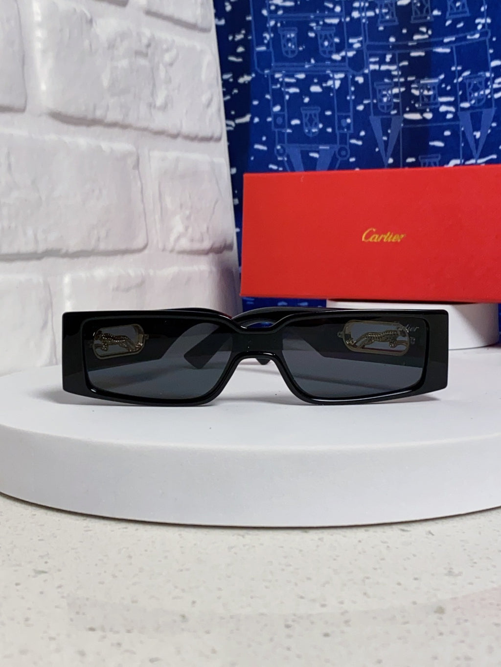 Cartier Fashion Black Lens Sunglasses for Women - detail image 2