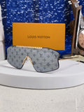 Louis Vuitton Lightweight Rimless Gray Lens Sunglasses for Men & Women