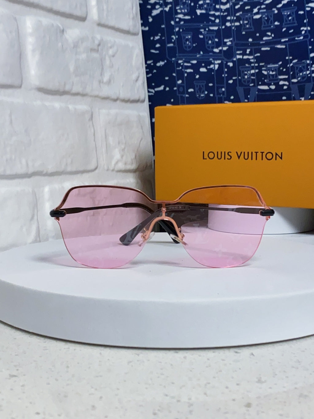 Louis Vuitton Lightweight Rimless Silver Lens Sunglasses for Women - 464643