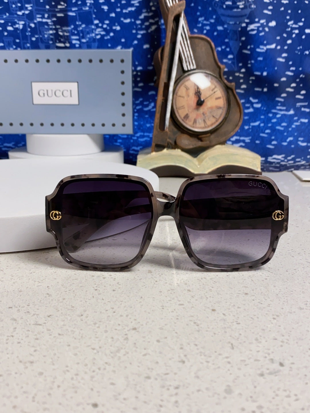 Gucci Fashion Silver Lens Sunglasses for Men & Women - 493349 - detail image 9