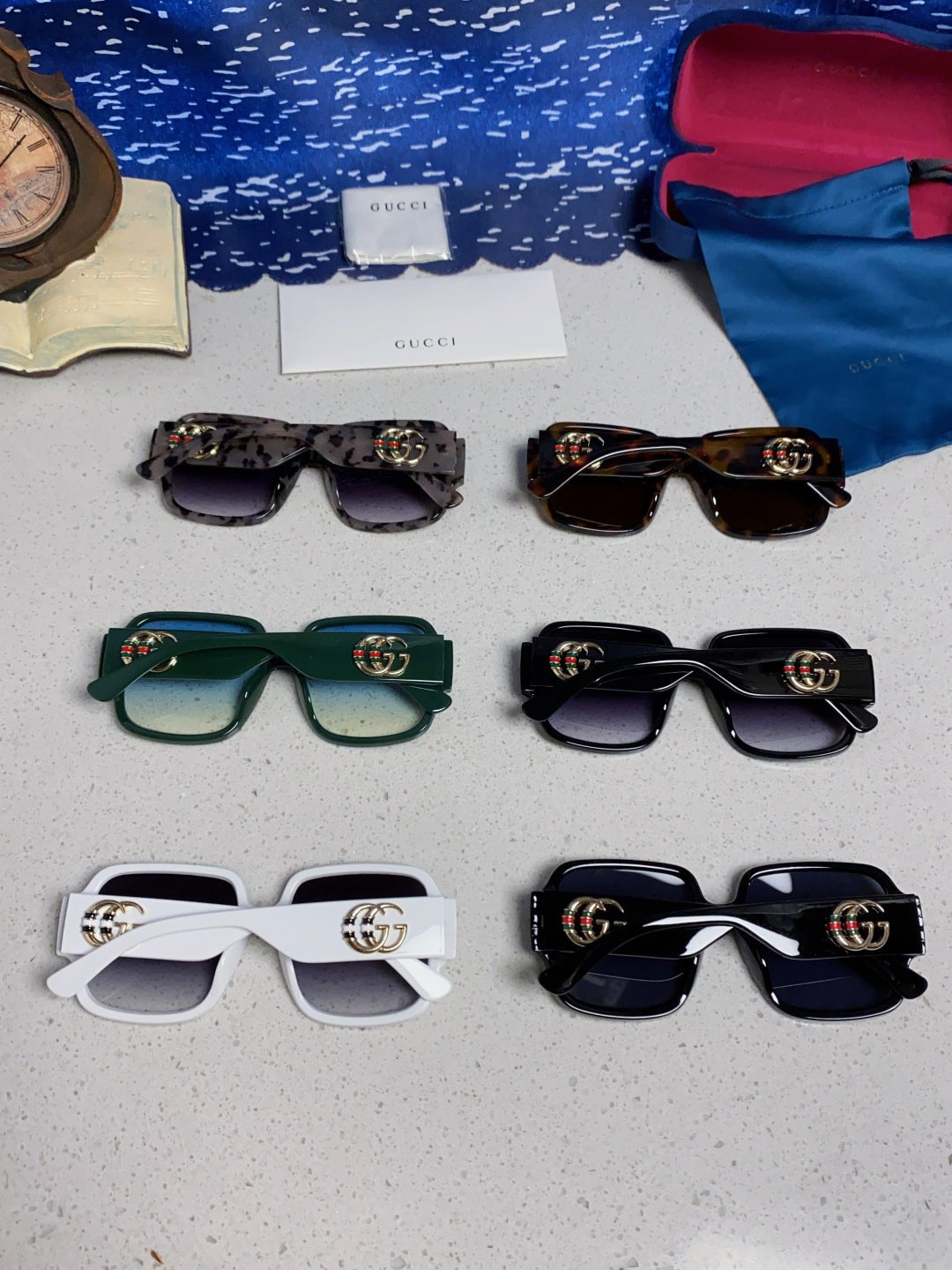 Gucci Fashion Silver Lens Sunglasses for Men & Women - 493353 - detail image 11