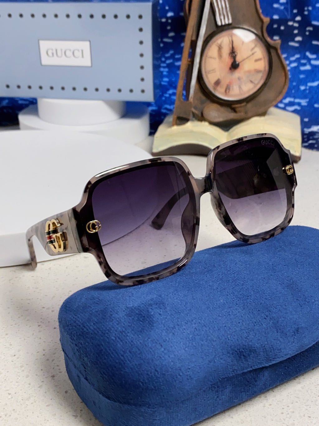 Gucci Fashion Silver Lens Sunglasses for Men & Women - 493349 - detail image 10
