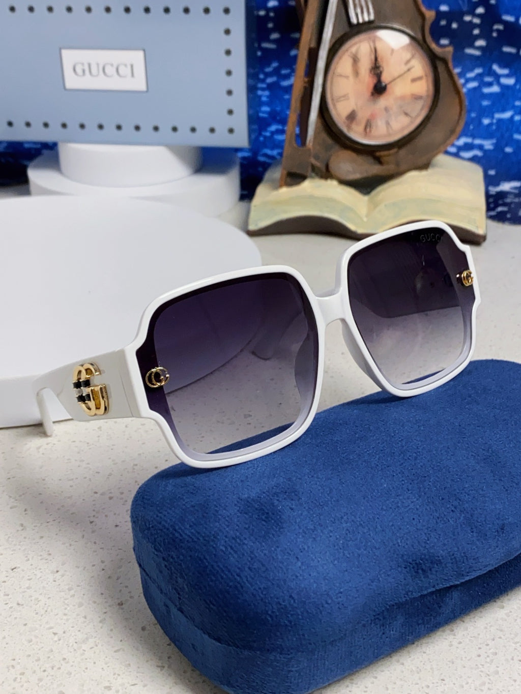Gucci Fashion Silver Lens Sunglasses for Men & Women - 493351 - detail image 10