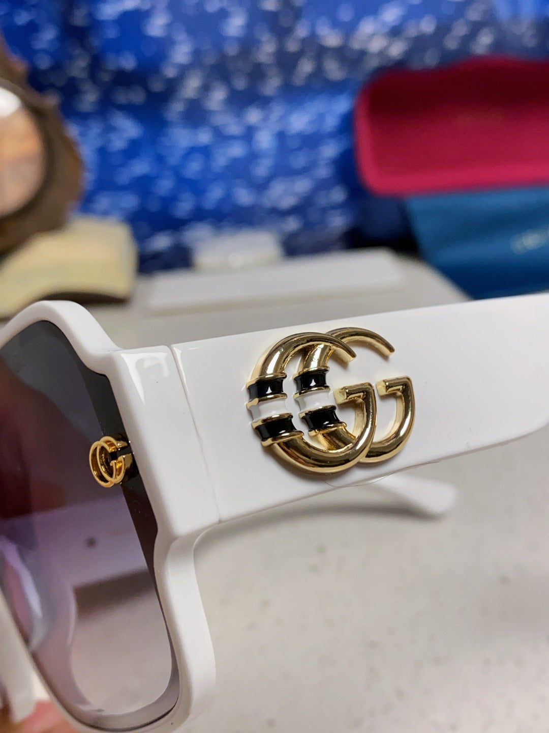 Gucci Fashion Silver Lens Sunglasses for Men & Women - 493351 - detail image 6
