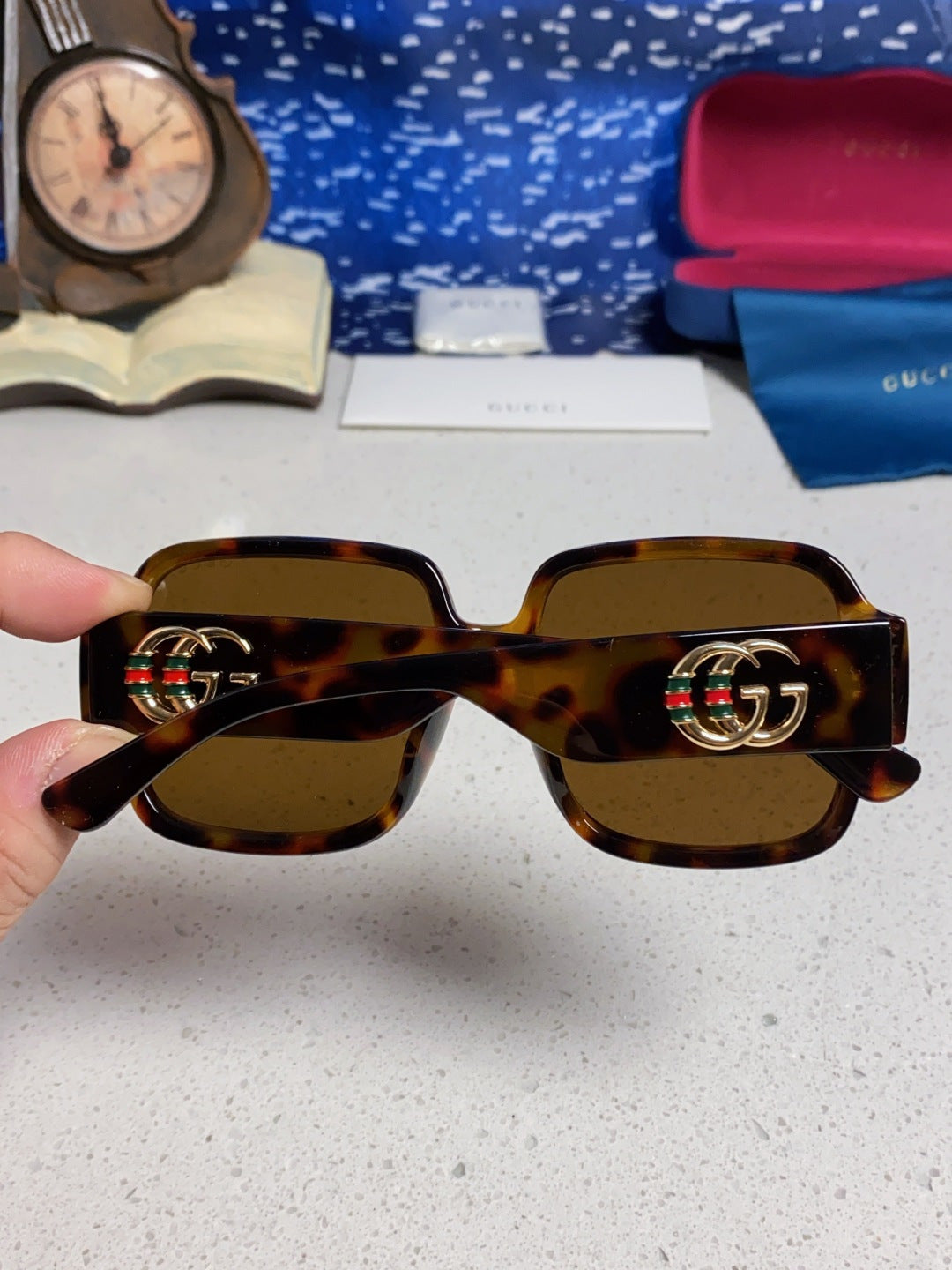 Gucci Fashion Brown Lens Sunglasses for Men & Women - 493352 - detail image 5