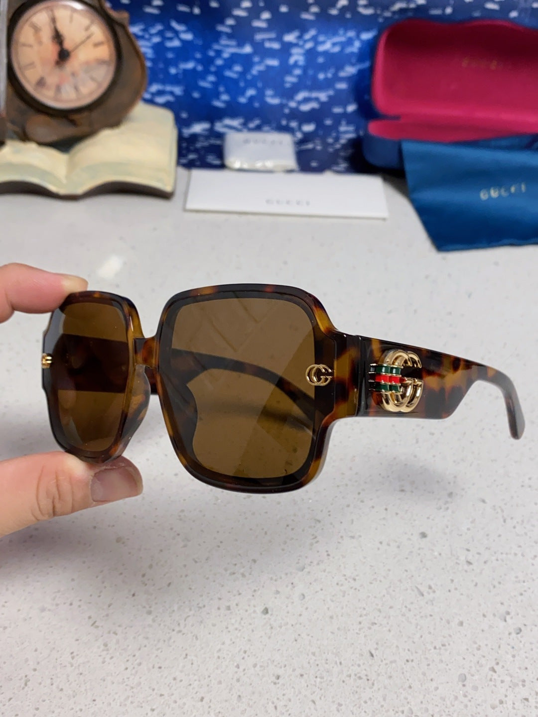 Gucci Fashion Brown Lens Sunglasses for Men & Women - 493352 - detail image 6