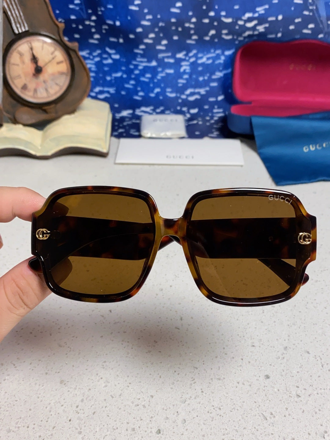 Gucci Fashion Brown Lens Sunglasses for Men & Women - 493352 - detail image 4