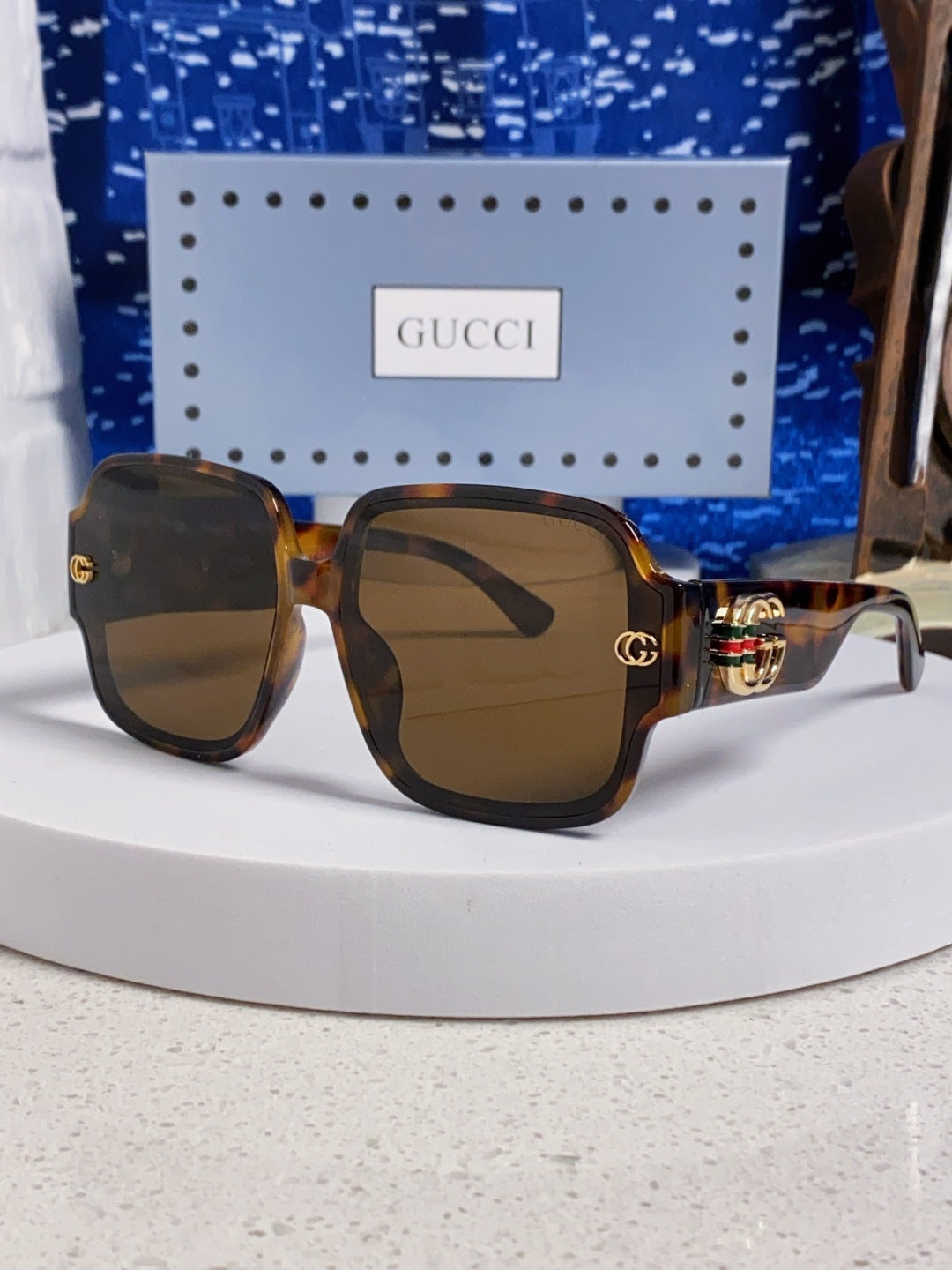 Gucci Fashion Brown Lens Sunglasses for Men & Women - 493352