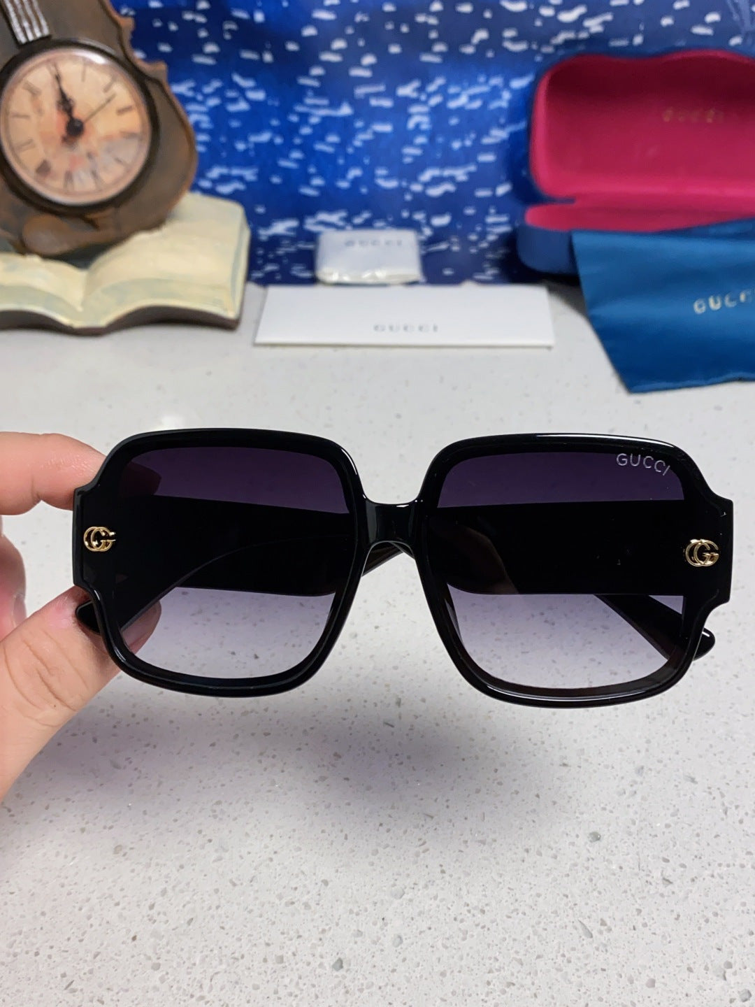 Gucci Fashion Silver Lens Sunglasses for Men & Women - 493353 - detail image 4