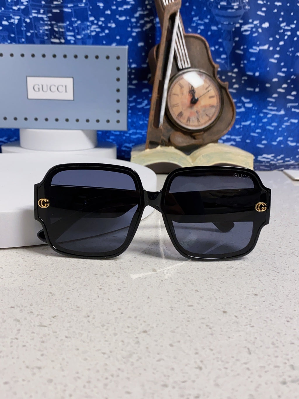 Gucci Fashion Blue Lens Sunglasses for Men & Women - detail image 9