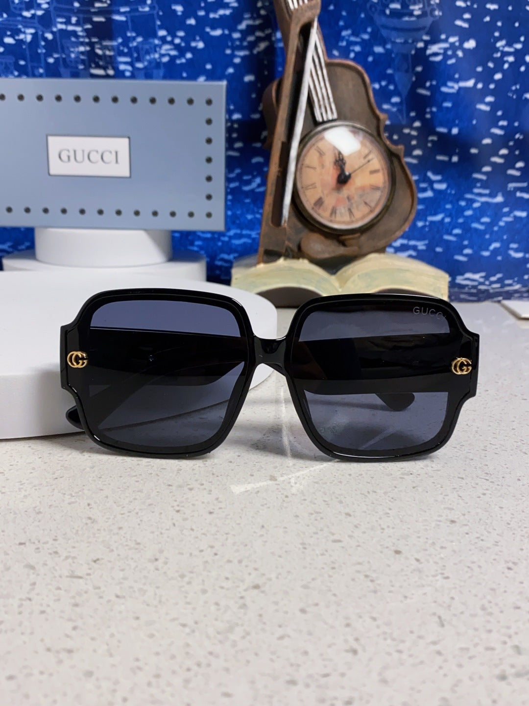 Gucci Fashion Blue Lens Sunglasses for Men & Women - detail image 9