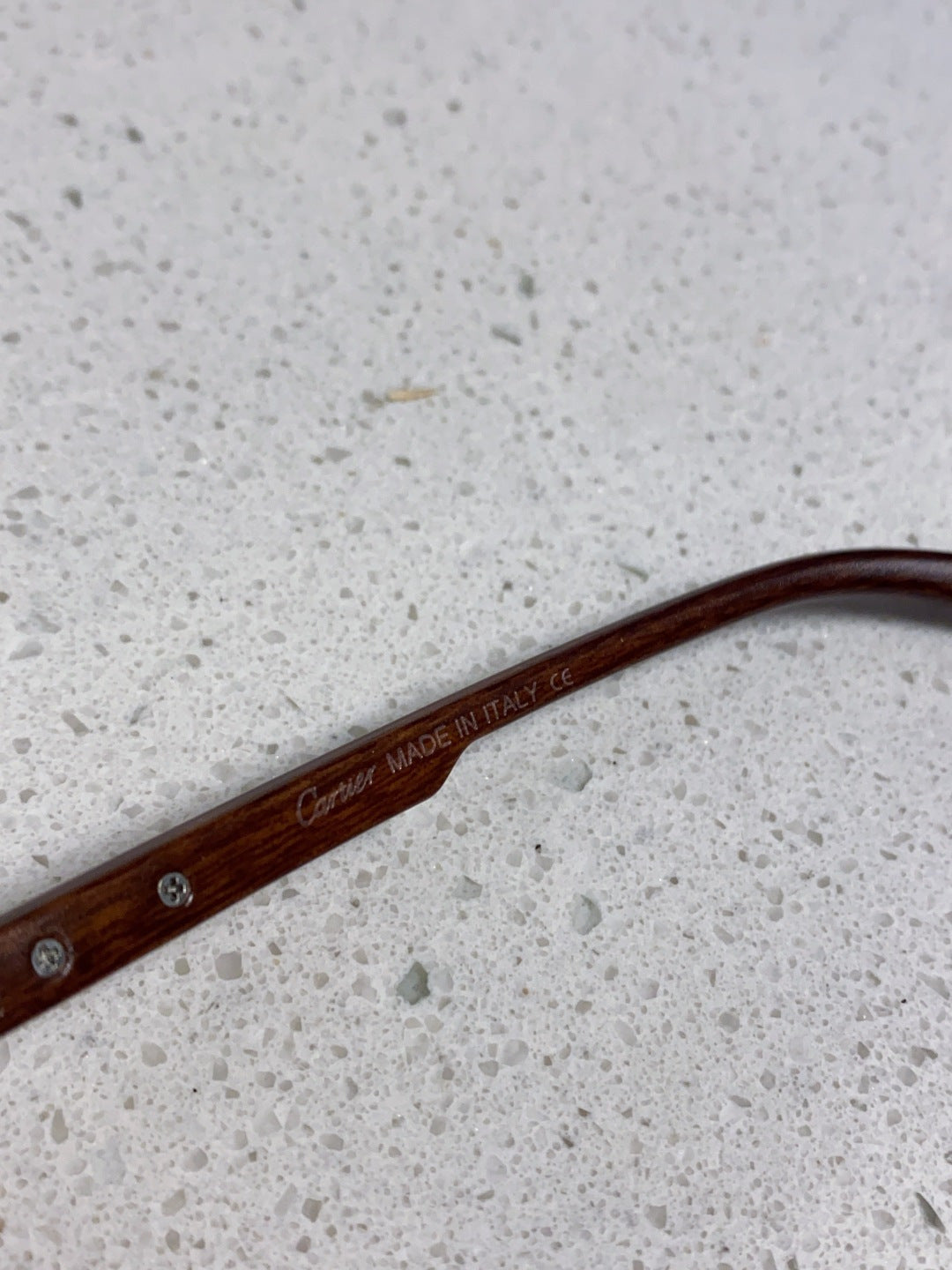 Cartier Lightweight Rimless Brown Lens Sunglasses for Men & Women - 432338 - detail image 8