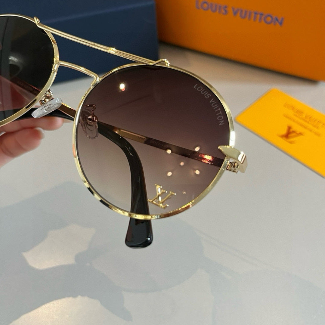 Louis Vuitton Round Red Lens Sunglasses for Men & Women - detail image 3