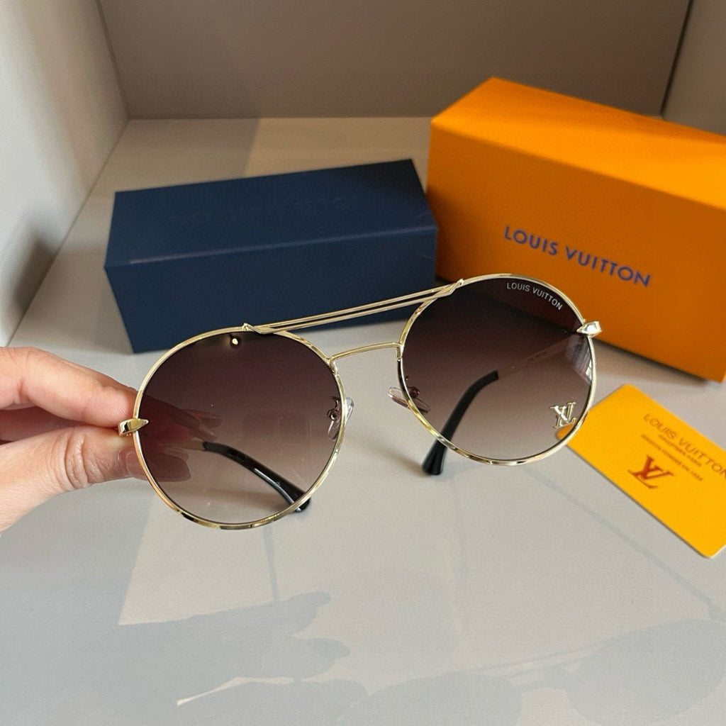 Louis Vuitton Round Red Lens Sunglasses for Men & Women - detail image 2