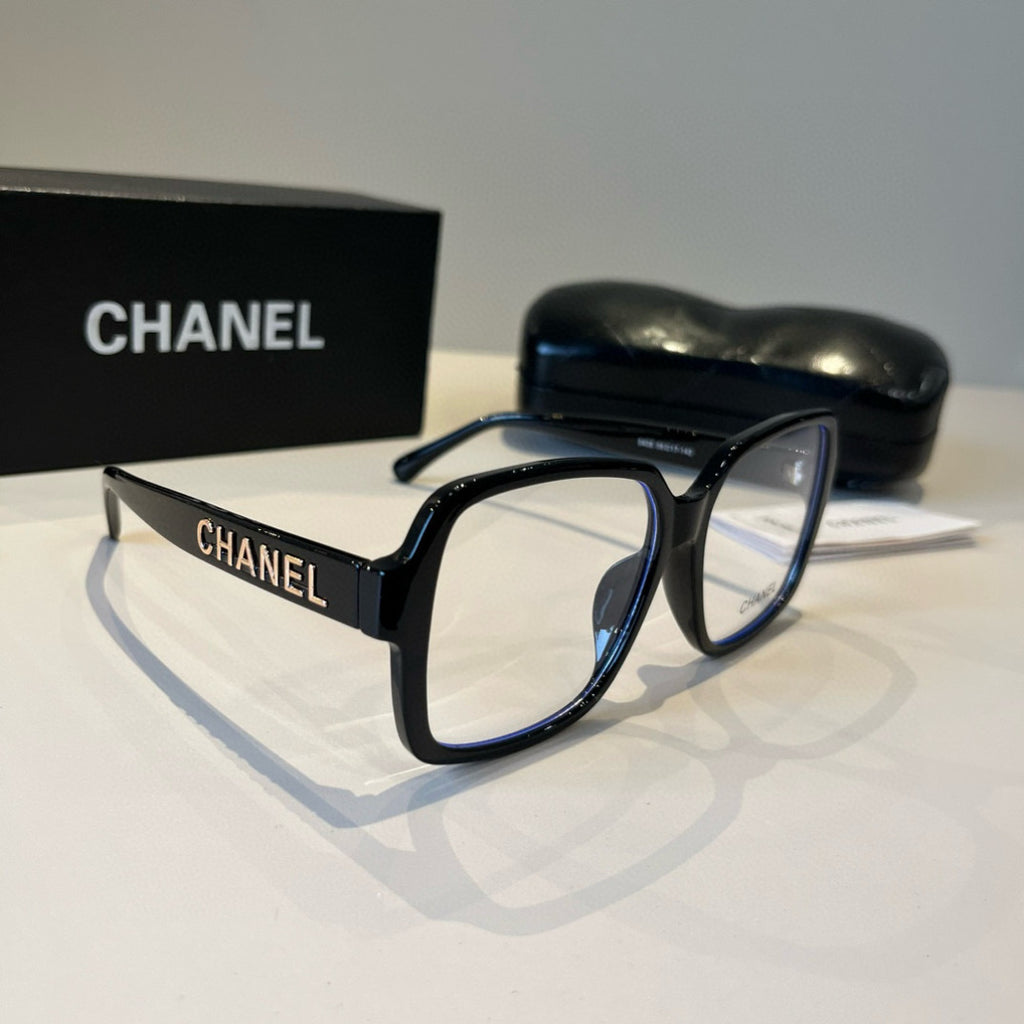 Chanel Oversized Black Lens Sunglasses for Men & Women - 486576