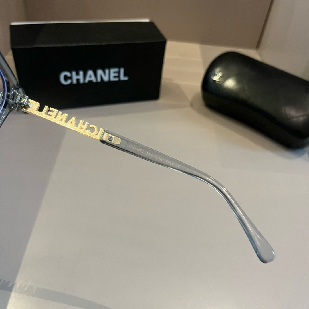 Chanel Oversized Silver Lens Sunglasses for Men & Women - detail image 7