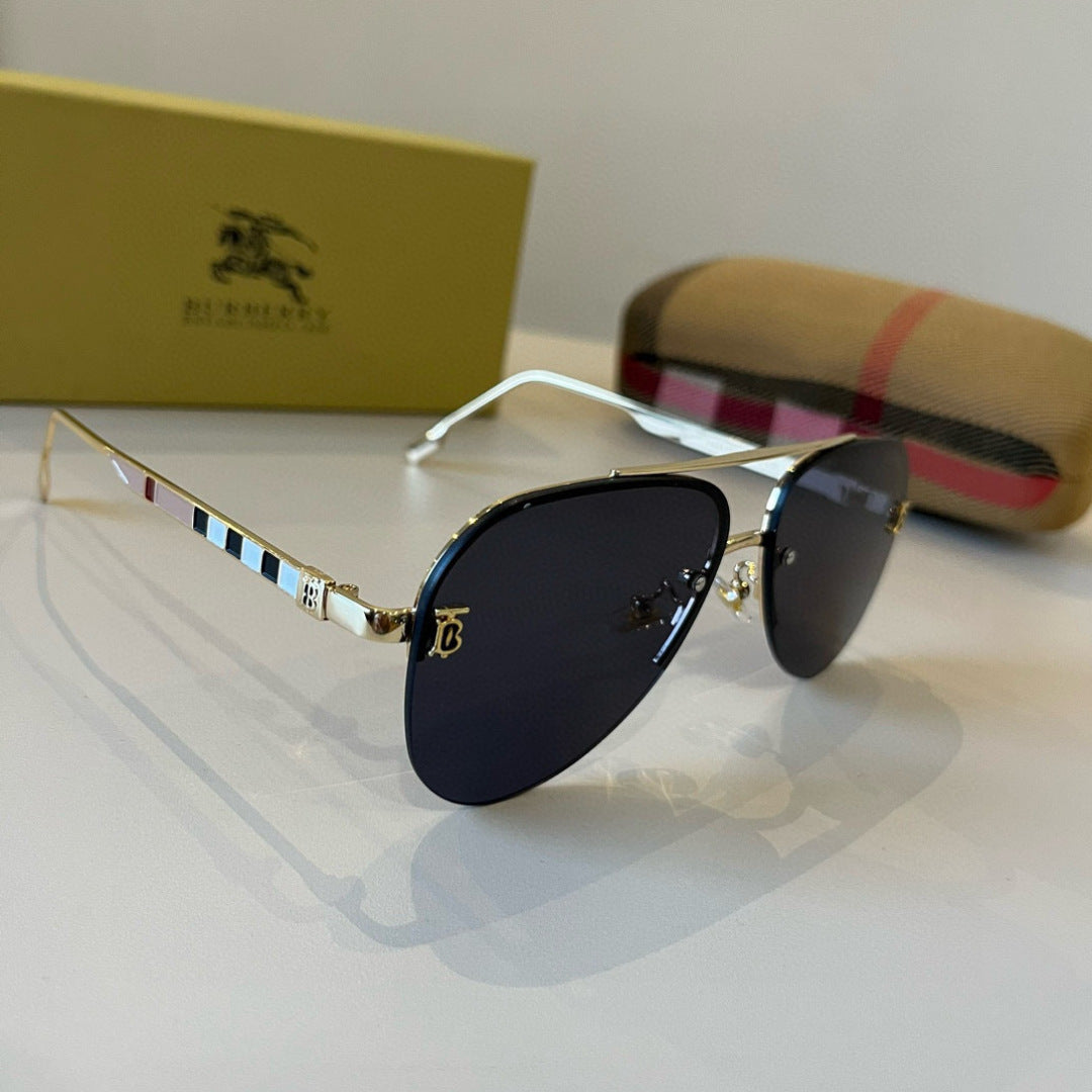 Burberry Fashion Silver Lens Sunglasses for Men & Women - 466004