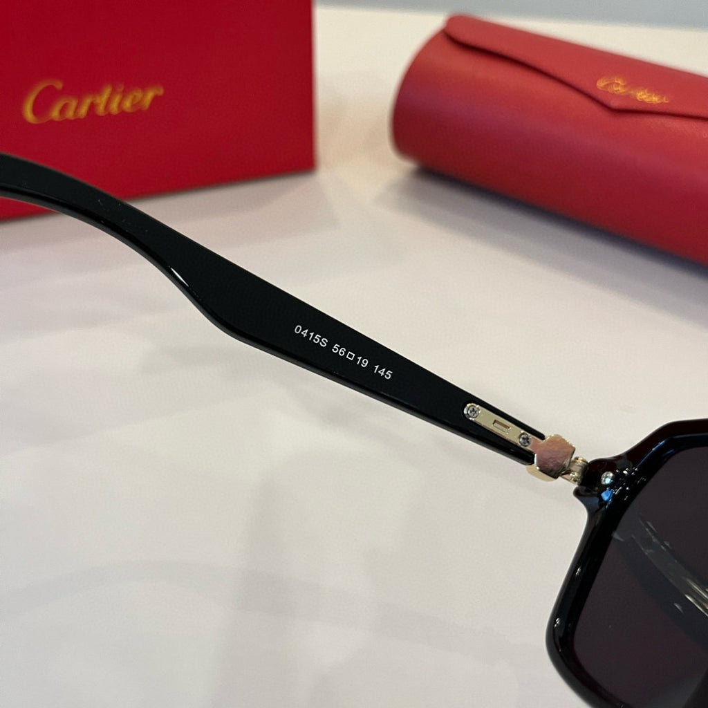 Cartier Aviator Black Lens Sunglasses for Men - 449462 - detail image 10