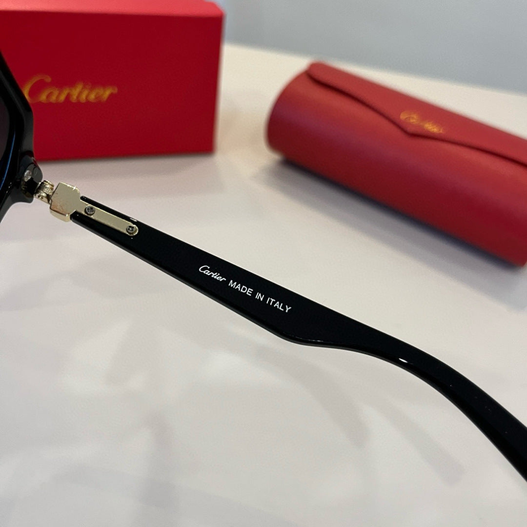 Cartier Aviator Black Lens Sunglasses for Men - 449462 - detail image 9