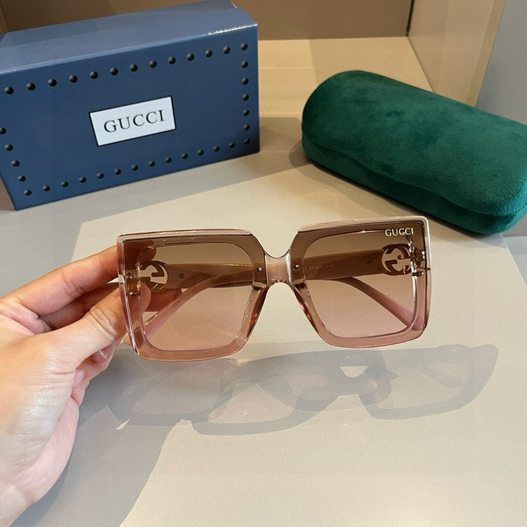 Gucci Oversized Gold Lens Sunglasses for Women - 448850 - detail image 7