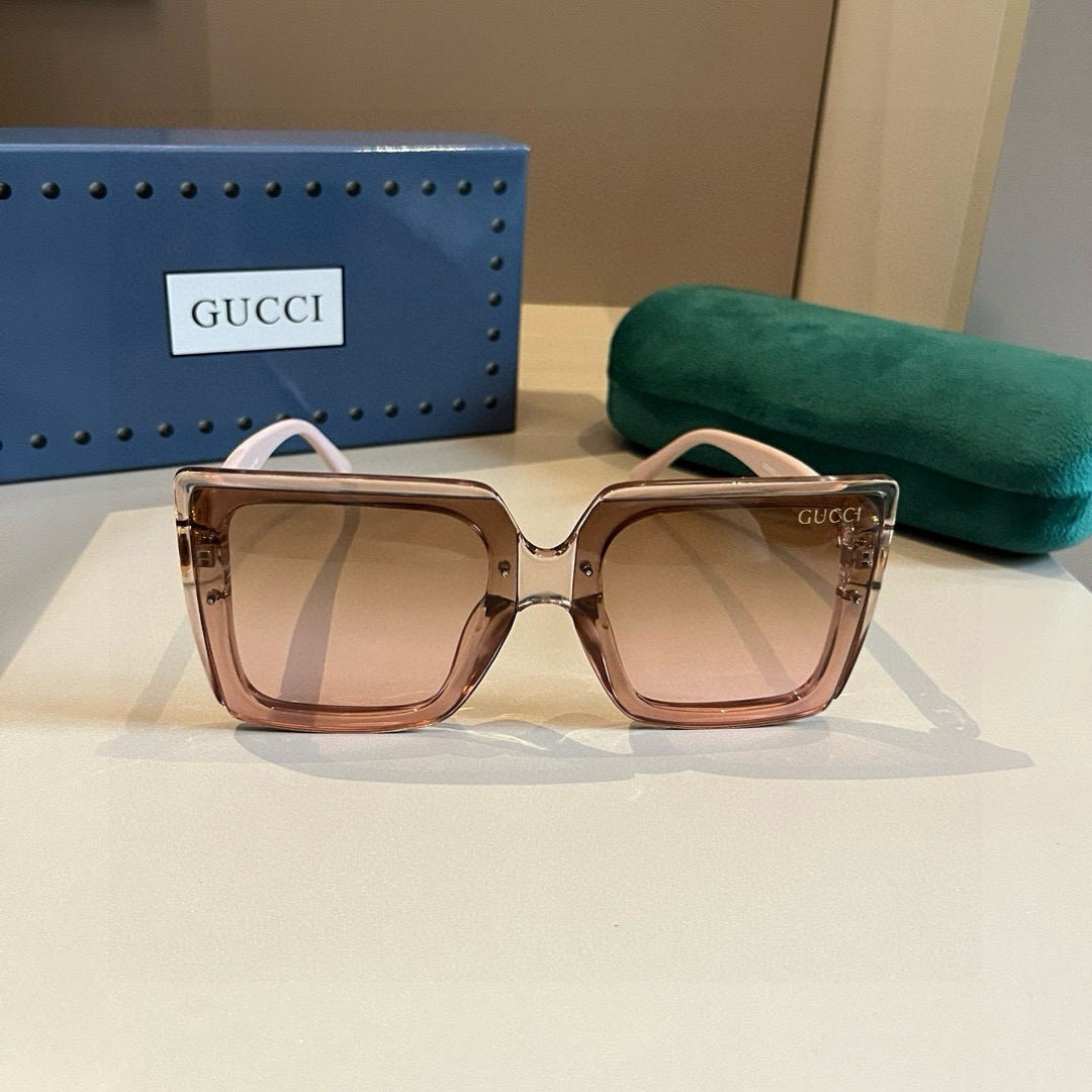 Gucci Oversized Gold Lens Sunglasses for Women - 448850 - detail image 3