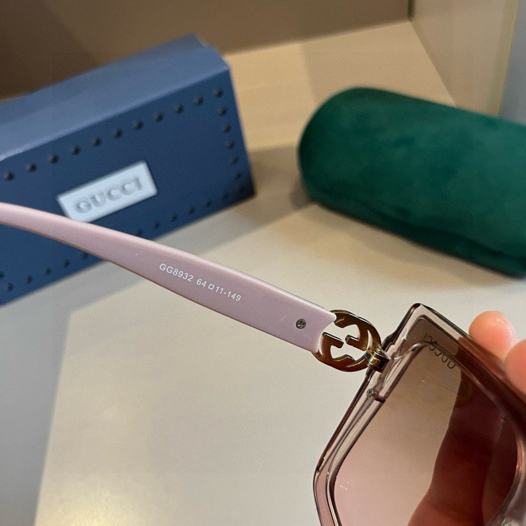 Gucci Oversized Gold Lens Sunglasses for Women - 448850 - detail image 10