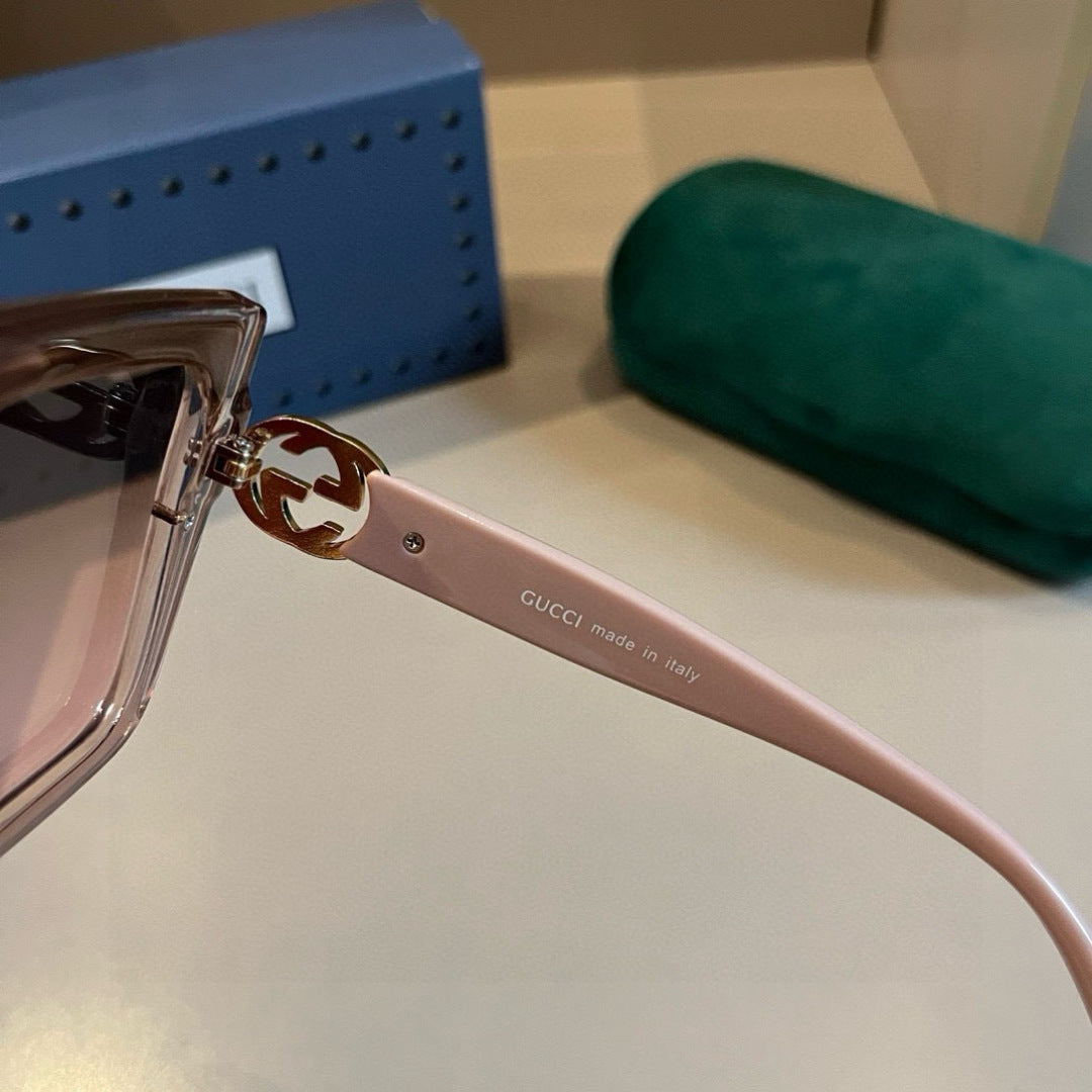 Gucci Oversized Gold Lens Sunglasses for Women - 448850 - detail image 8