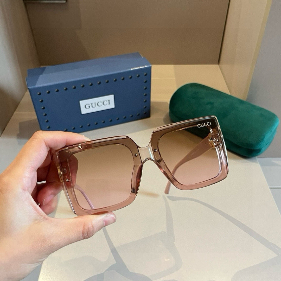 Gucci Oversized Gold Lens Sunglasses for Women - 448850 - detail image 5