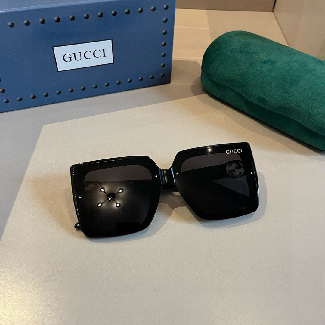 Gucci Oversized Gold Lens Sunglasses for Women - detail image 5