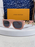 Louis Vuitton Square Red Lens Sunglasses for Men & Women - 431113