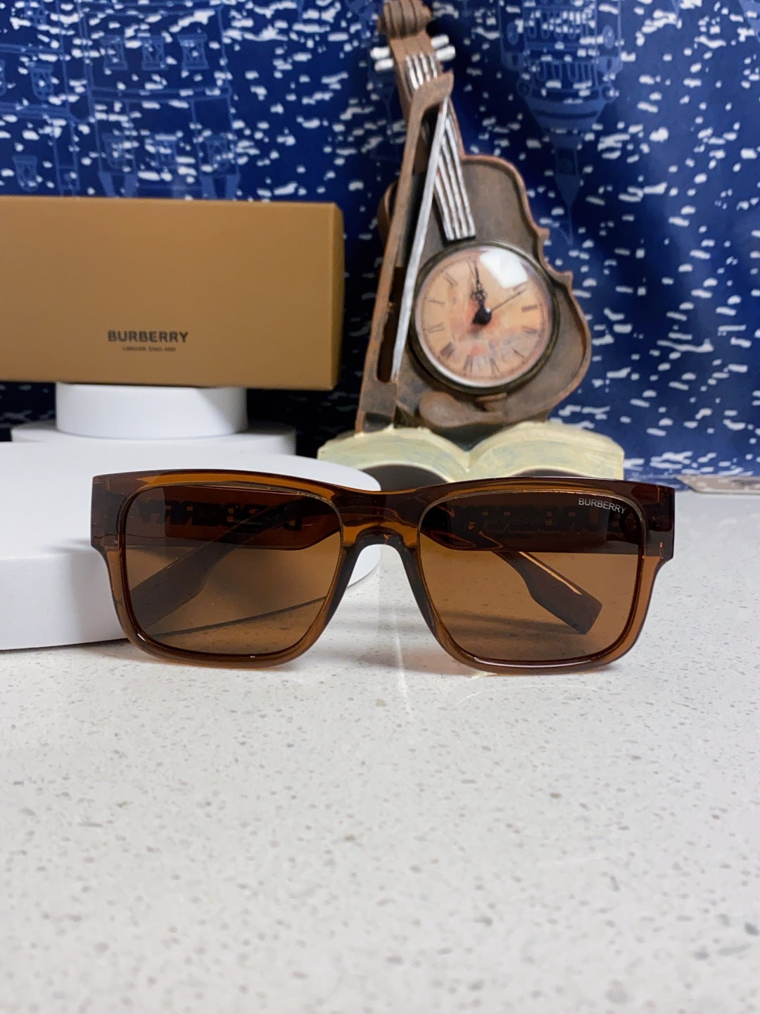 Burberry Polarized Square Brown Lens Sunglasses for Men & Women - 867196 - detail image 9