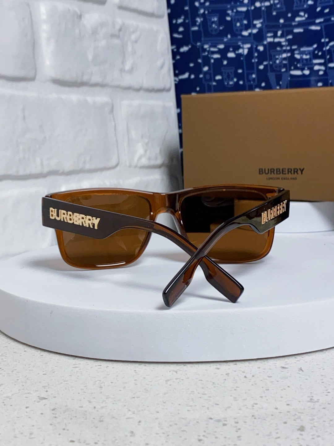 Burberry Polarized Square Brown Lens Sunglasses for Men & Women - 416049 - detail image 3