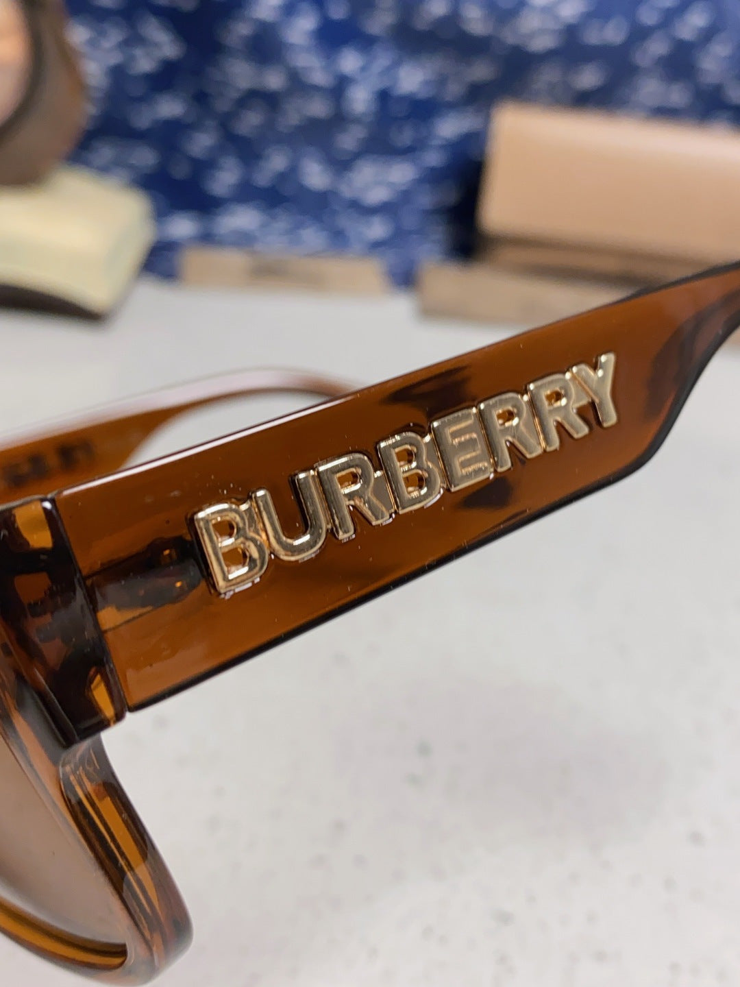 Burberry Polarized Square Brown Lens Sunglasses for Men & Women - detail image 7