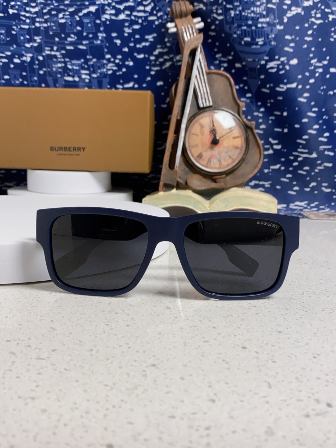 Burberry Polarized Square Black Lens Sunglasses for Men & Women - 432485 - detail image 8