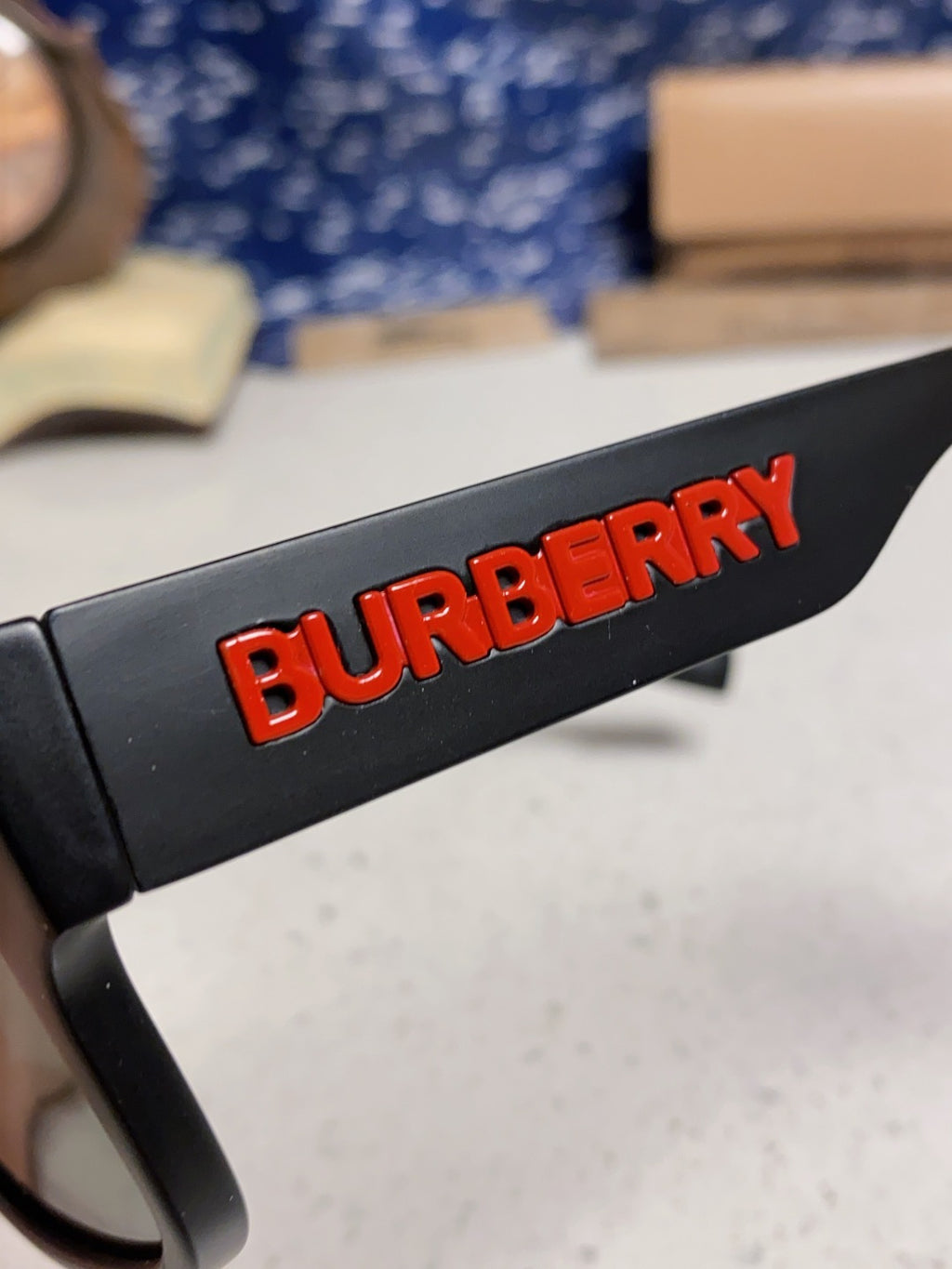 Burberry Polarized Square Gray Lens Sunglasses for Men & Women - 867198 - detail image 7