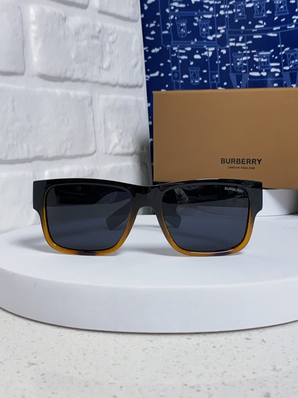 Burberry Polarized Square Black Lens Sunglasses for Men & Women - 432487 - detail image 2